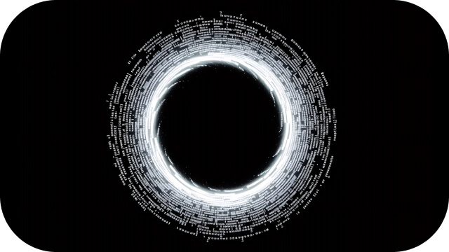 Abstract ripple visual